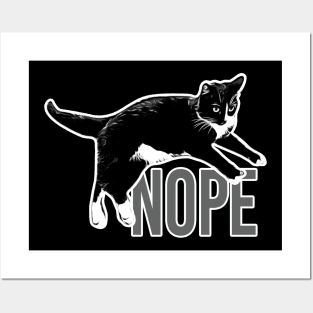 Nope, Not Today, Cat Lover's Gift Posters and Art